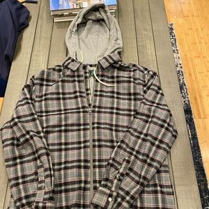 Bixby Nomad hooded flannel